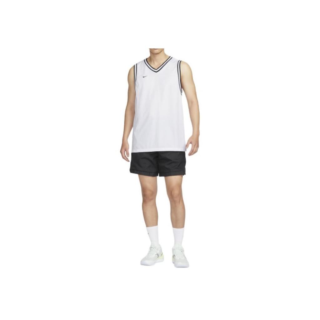 Nike Solid Color Outdoor Casual Sports V-Neck Sleeveless T-Shirt Men Tops White FQ3708-100