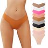 Plus Size Ladies Spring and Summer Sports Fast Dry Breathable Ice Silk Non Mark Low Waist Triangle Briefs