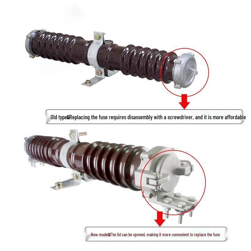 RW10-35KV Outdoor High-Voltage Current-Limiting T-Type Fuse for Voltage Transformer Protection, 40.5KV