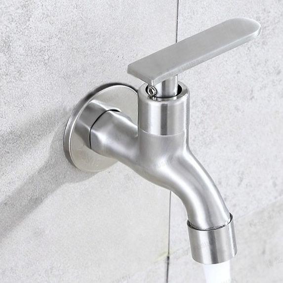 Single Cold Water Basin Faucets Balcony Mop Pool Faucet Copper Washing Machine Tap Wall Mounted Household Quick Open Faucet