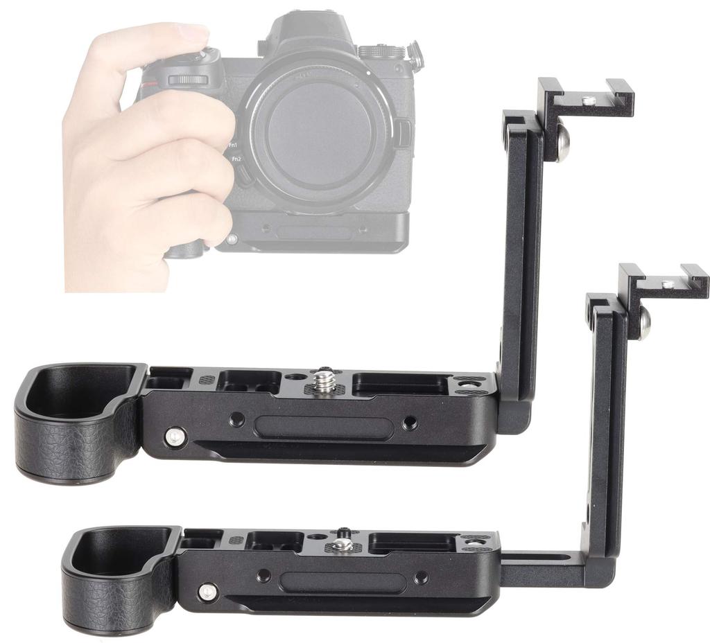 WEPOTO Hand Grip L Bracket Metal for Nikon and Z7II CS-Z7 Z5, Z6, Z7, Z6II,