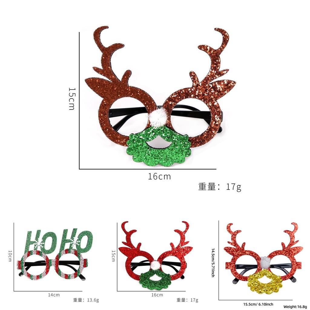 Cartoon Eyewear Festive Featuring Antler Designs Ideal For Christmas Celebrations And Holiday Gatherings