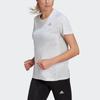 Adidas Heat Rdy Tee Solid Color Casual Running Sports T-Shirt Women Tops White GM1539