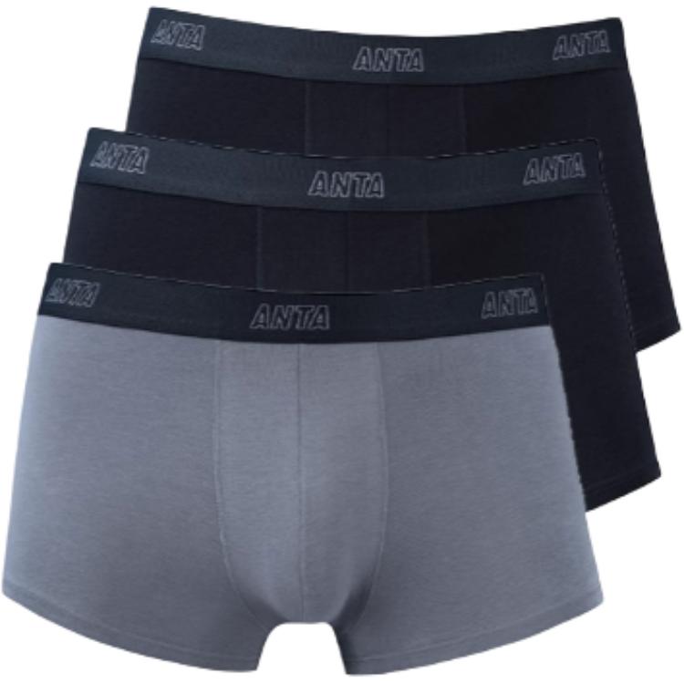 Anta Casual Simple Sports Underwear 3-Pack Men Underwear 992518971R-1