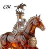 High Borosilicate Glass Decanter Whiskey Decanter, Horse Shape, Wine Bottle, Durable Conversation Starter Preserves Aroma And Flavor Container,