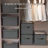 Foldable Wardrobe Drawer Organizer Box with Lid for Clothing, Underwear, and Pants Storage