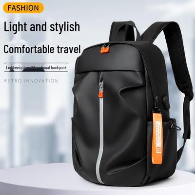 Men's Large Capacity Fashion Backpack for School, Campus, and Business