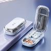 Portable Pill Cutter With Precise Quarter Split For Medicine Dispensers