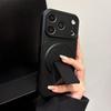 Hidden Folding Stand Magnetic Phone Case for IPhone 17 16 15 14 13 12 11 Pro Max Matte Frosted Shockproof Protection Back Cover
