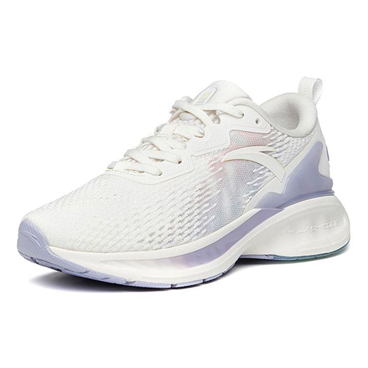 Anta 1.5 Big Data Cushioning Breathable Low-Top Running Shoes Women Sneakers White Purple 122135586-9
