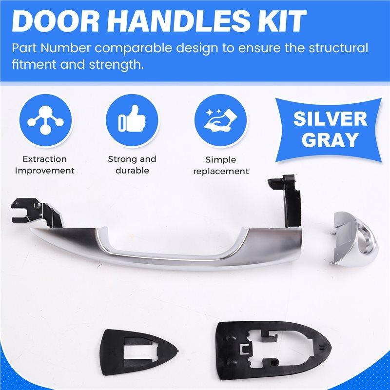 Car Door External Handle With Holes 156099955 For Alfa Romeo Giulietta 2010-2016 Left Side Fitment