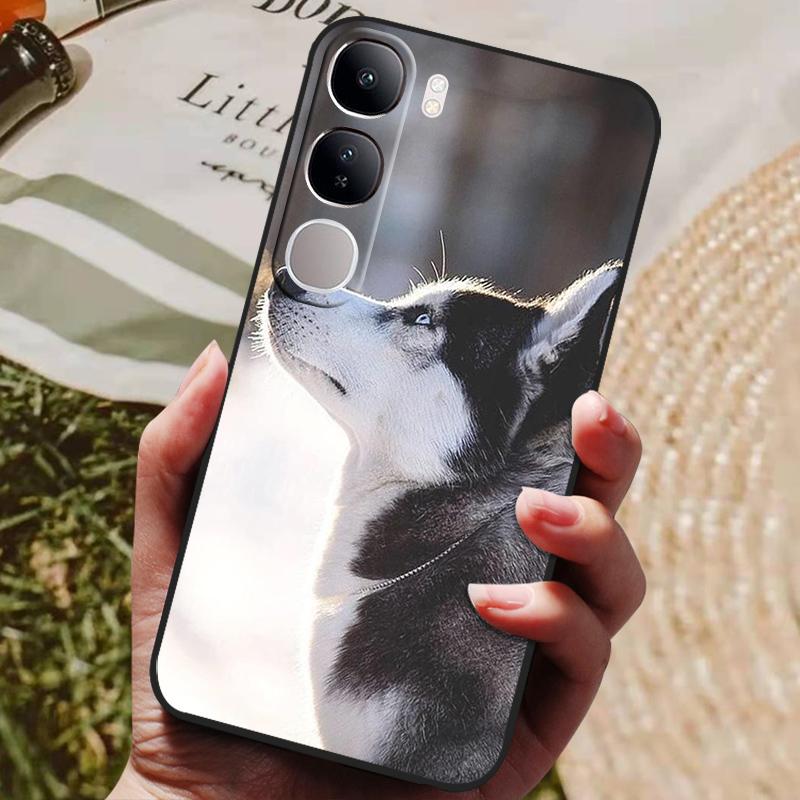 For Vivo V40 Lite 4G 5G V40Lite (IDN) V40E V 40 SE Case Luxury Painted Phone Silicon Back Cover For Vivo Y200 Y300 Cases Shell