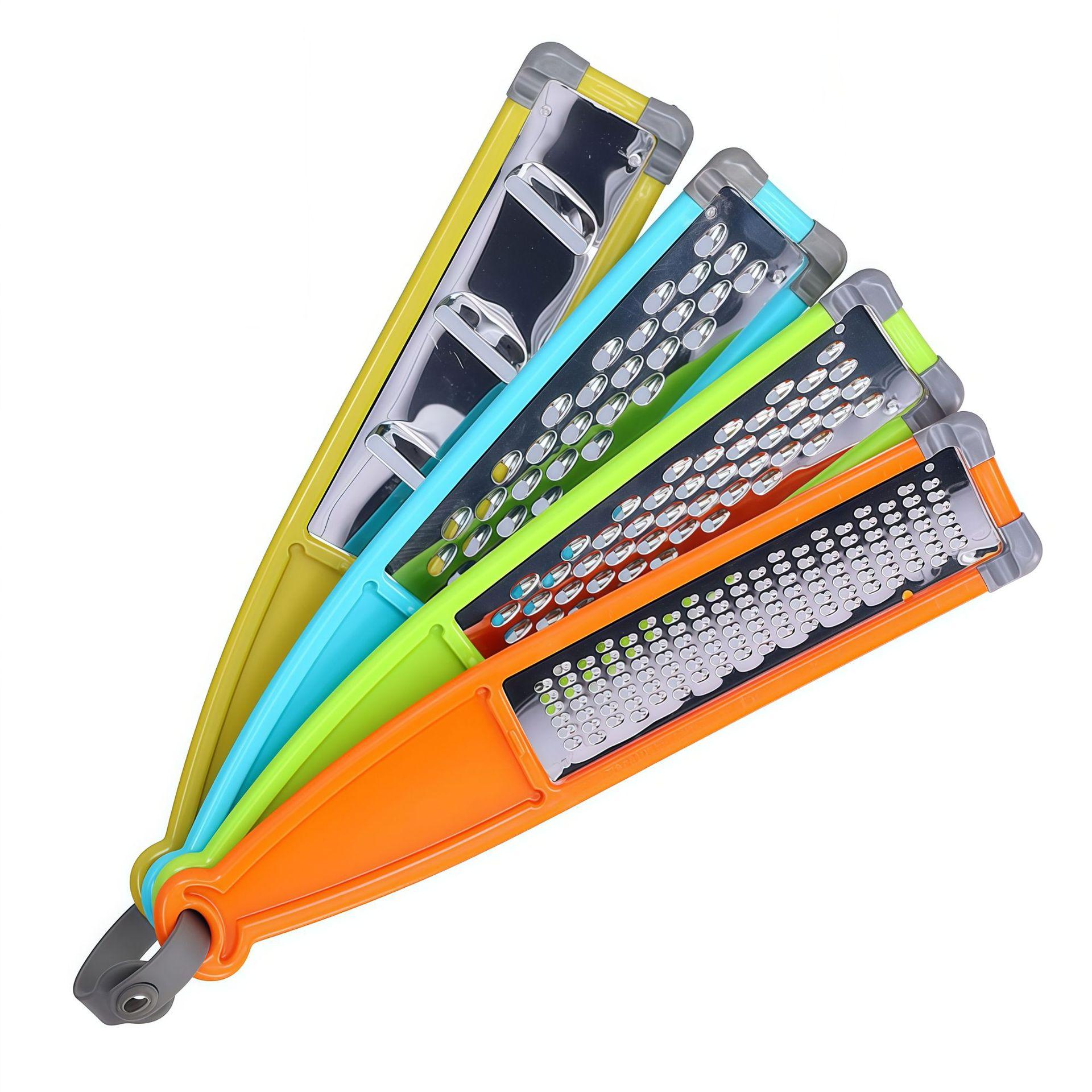 Household vegetable cutter four-piece set melon and fruit planer multi-purpose fruit and vegetable planer potato melon and fruit slicer stainless stee