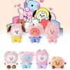 Adorable Korean Trendy Plush Doll Sakura Series Cute Cartoon Animal Figurine