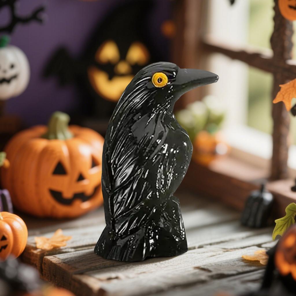 50 Pcs Figurines Resin  Figures Black Summer Decor Resin Animals For Halloween Scene Decor