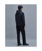 SHIFT.G Semi Wide Onetuck Slacks Black