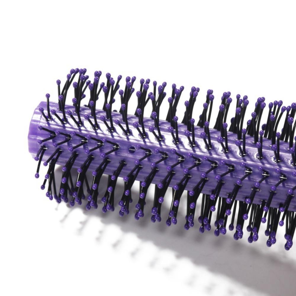 Hairdressing Rolling Curly Comb Handle Hair Roller Comb Curly Hair Brushes  Men/Women