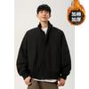Mens Oversized Cotton Puffer Jacket Winter Warm Parka Loose Fit Streetwear Bomber Coat In Navy Black Brown