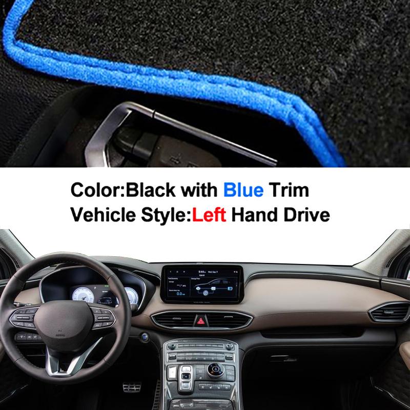 Car Auto Dashboard Cover DashMat Carpet Cape For Hyundai Santa Fe HEV 2026 2026 Protector Rug Cushion Anti-UV Block Sun Ray
