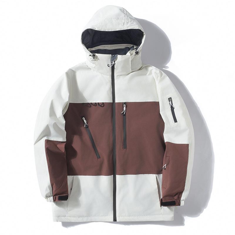 Skiwear Men and Women Winter Outdoor Waterproof Windproof Thickened Warm Thickened Snowboarding and Snowboarding Clothes Skiwear Top Jacket