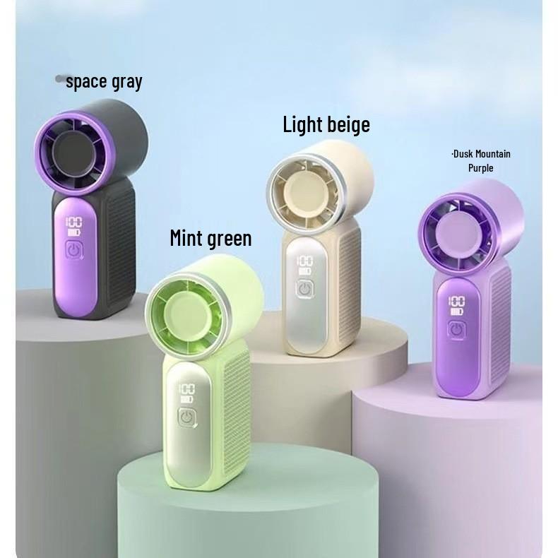 X688 Mini USB Rechargeable 100-Speed Silent Portable Fan for Student, Office, or Home