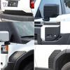 ABS matt schwarz Für Toyota Land Cruiser 250 Prado LC250 2026 2026 Vordere hintere Radabdeckung Front Nebelscheinwerfer Rückspiegelabdeckung