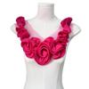 Polyester-Faltenblumen-Aufnäher Einfach aufzunähen Für Kleidungsreparaturen Und Kreative Projekte Auf Verschiedenen Stoffen