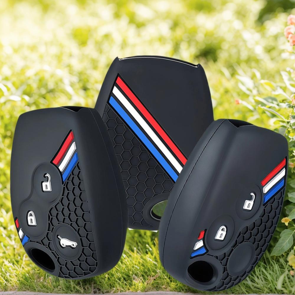 Silicone Car Key Shell Cover Case For Renault Trafic Vivaro Primastar Movano Kangoo Logan 2 Clio 3 For Opel Vivaro Key Holder