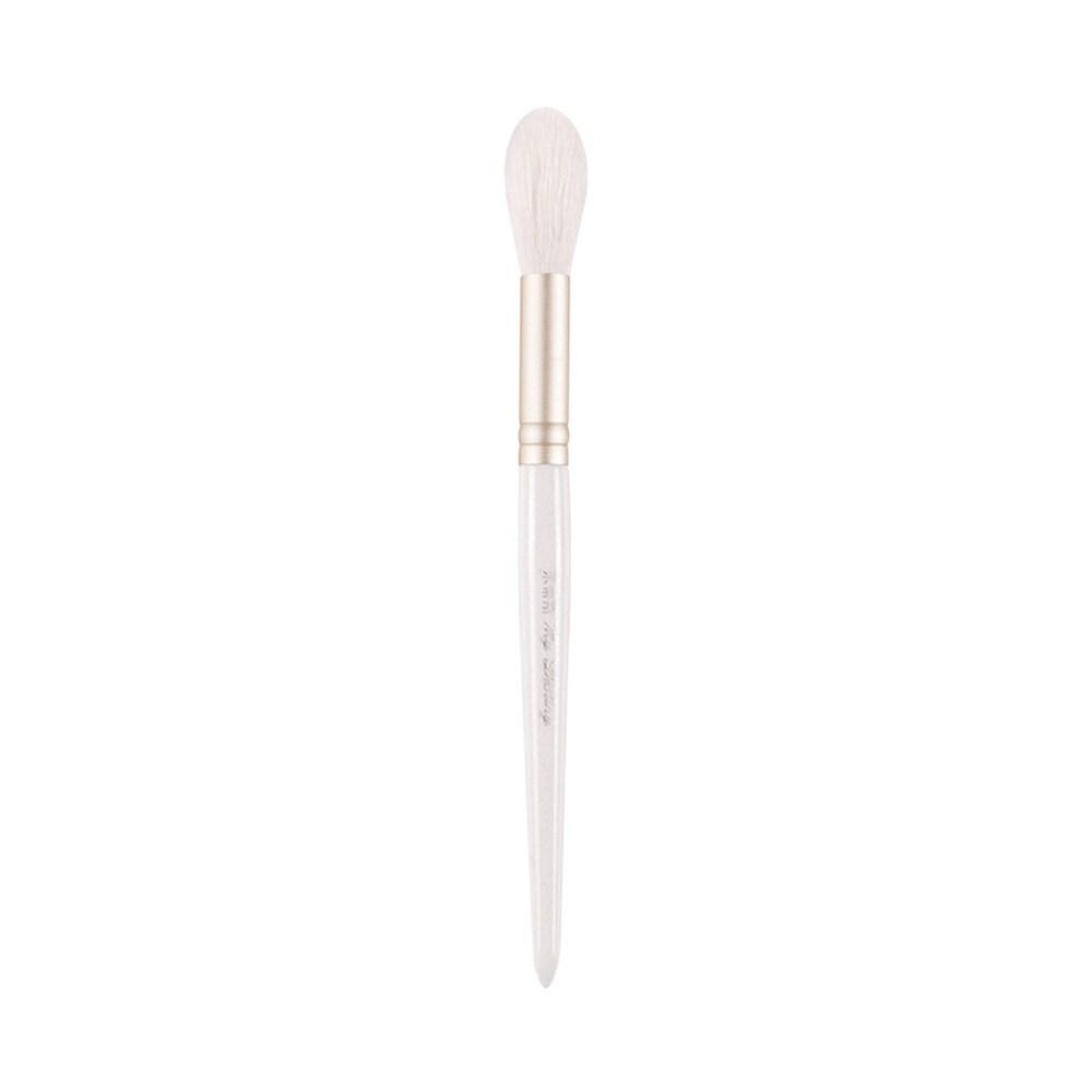 MyDestiny Snow White Makeup Brush Flame Highlight Brush Natural Hair Face Brush Goat Hair 006