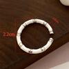 925 Silber Liebesherz Ring für Damen Mädchen Geschenk Linie Perle Koreanischer Süßer Schmuck Geburtstagsgeschenk