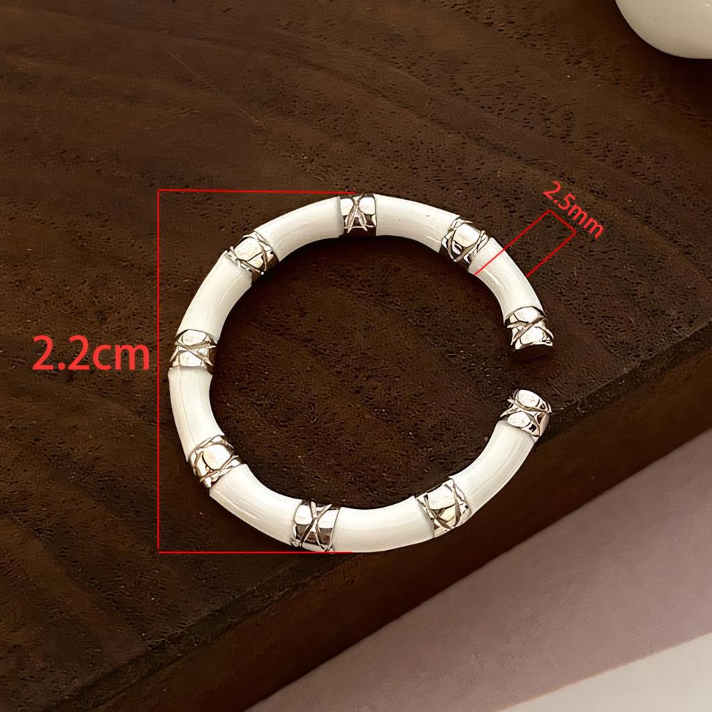 925 Silber Liebesherz Ring für Damen Mädchen Geschenk Linie Perle Koreanischer Süßer Schmuck Geburtstagsgeschenk