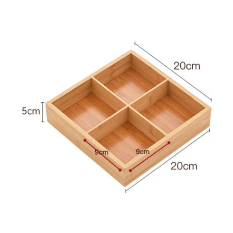 JingJingRS Divided Snack & Fruit Tray