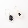 Genuine Black Tourmaline Gemstone 925 Sterling Silver Handmade Dangle Earrings EE-163-31