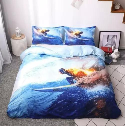 Comforter Surfing Bedding Decoration Gift First Choice Suitable For Children Boys Girls And Adults Soft Warm And Breathable