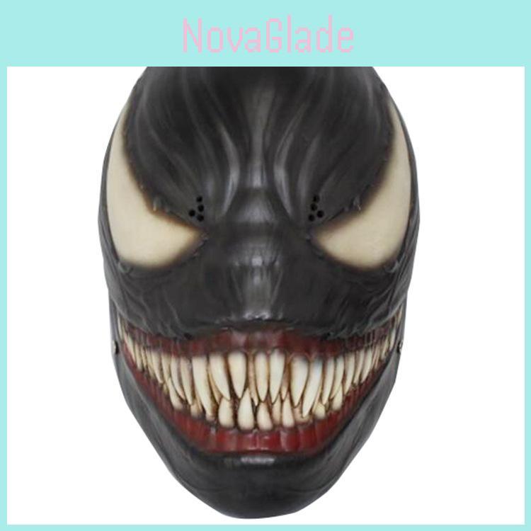 Venom Face Mask Horror Style Resin Prop For Halloween And Christmas Use