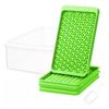 Mini Ice Cube Tray with Shovel And Storage Box Easy Release Ice Mold 104 Cubes Ice Ball Maker for Freezer Chilling Drink Coffee Juice