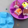 Mold din silicon Forma casei pentru brownie Jeleu de ciocolata Budinca Cupcake Inghetata