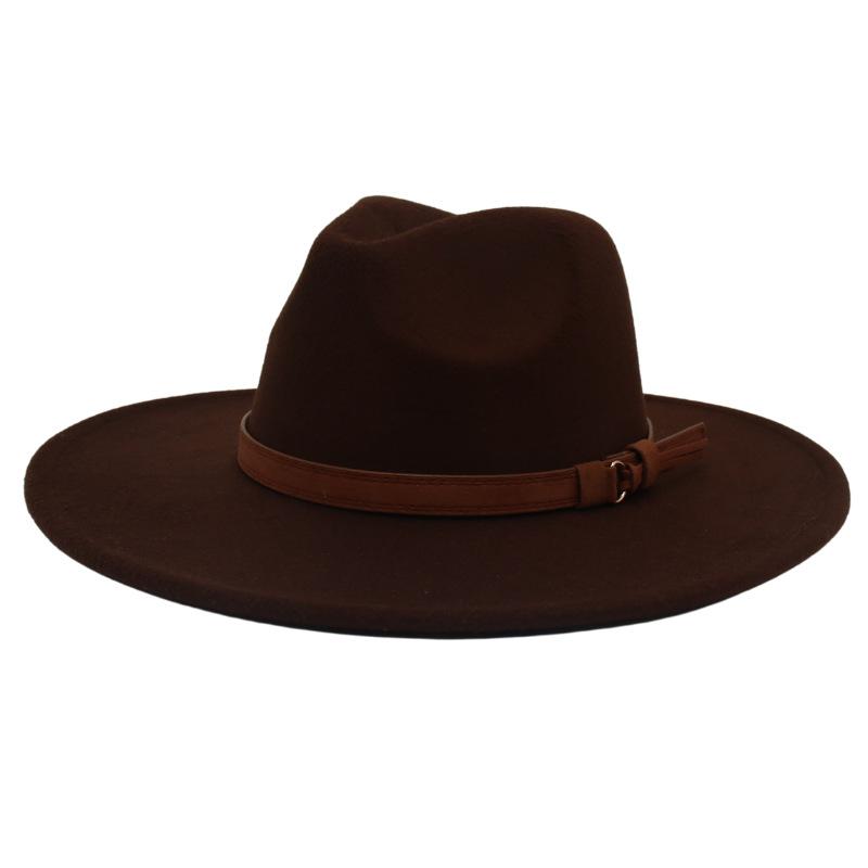 Cashmere Brim Jazz Hat Lady Gentleman Top Hat Party Banquet Coat With Hat