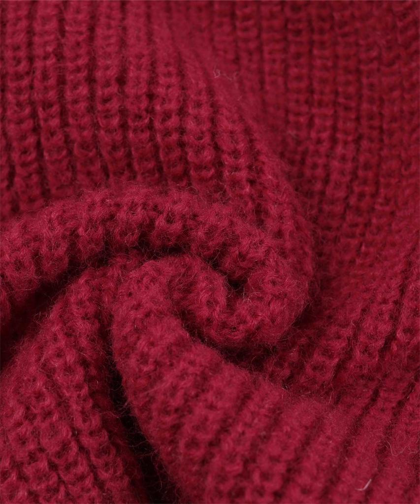 miette Double Frill Knit REXX1152 Free Size Red Women's