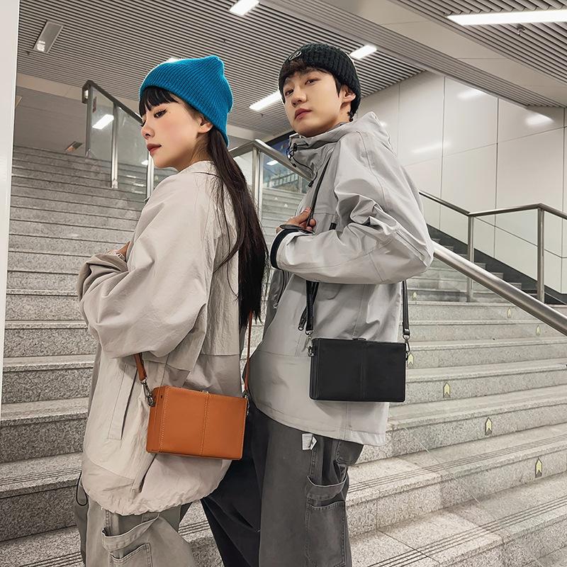 Shoulder Bag Men'S And Women'S Bags Fashion Trendy Brand Small Bags Hard Shell Bags Niche High-End Men'S Messenger Bags