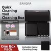 Mini Makeup Brush Cleaner Portable Foundation Cosmetic Cleaning Tools Powder Puff Washboard