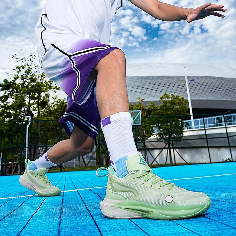 Fashion Men's Basketball Shoes Student Non-Slip Male Sports Athletic Original Outdoor Breathable Sneakers Field Training Basket Shoes