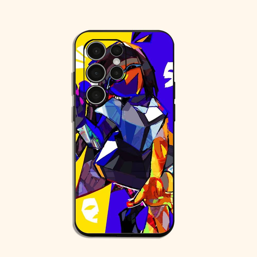 Anime E-Ena Graphic Sthetic Silicone Case For Samsung Galaxy S25 S24 S23 S22 S21 Shockproof Cover