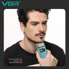 2026 VGR Men's Razor IPX6 Body Wash Professional Sideburn Trimming Intelligent Digital Display Multi-functional Shaving Sculpting Hair Trimmer V-357
