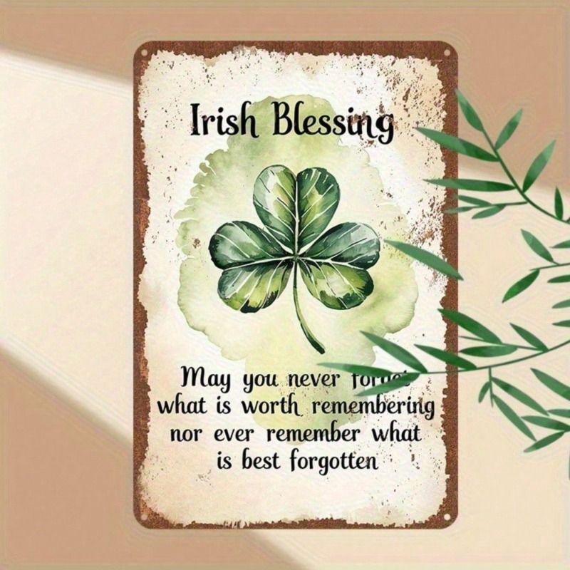 

Metal Wall Art St. Patrick s Day Vintage Irish Pub Decor Home Gift