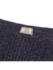 KIRSH Texture Pattern Knit Long Skirt [Dark Navy]