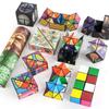 Export Variety Magnetic Rubik'S Cube 3D Stereo Variety Infinite Rubik'S Cube Starry Sky Decompression 2-In-1 Rubik'S Cube Toy