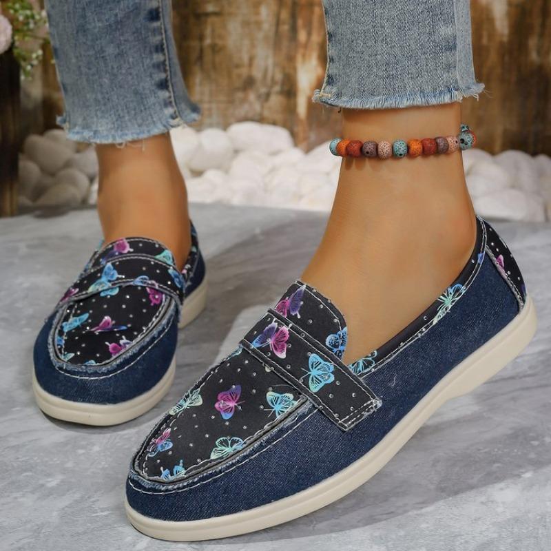 Large size casual flower surface one-pedal women's shoes autumn new women's outer wear trend comfortable platform single shoes
