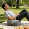 Press-Inflatable Portable Folding Lazy Chair - Camping & Fishing Inflatable Seat, Outdoor Stargazing Recliner, Quick-Inflate & Wear-Resistant
