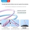 ROCK Z21 PD33W Transparent Fast Charging USB-C To Lightning Cable